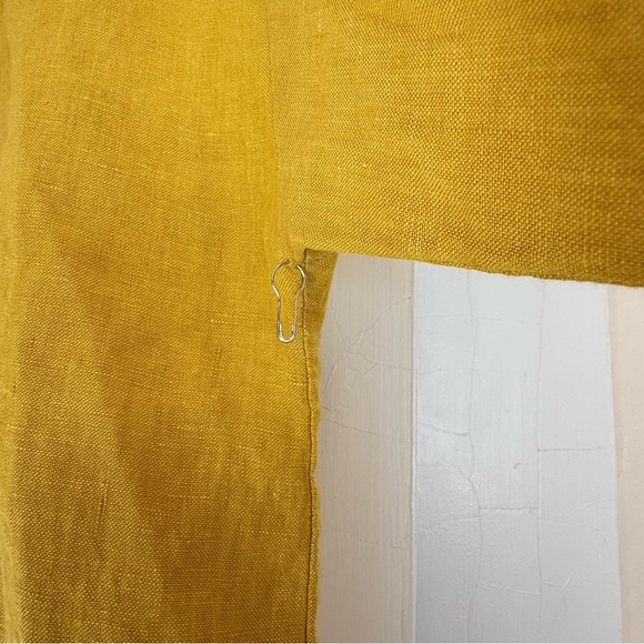 Liv by Habitat Stay Centered Cowl Linen Top Mustard Small Boutique - Picture 10 of 14